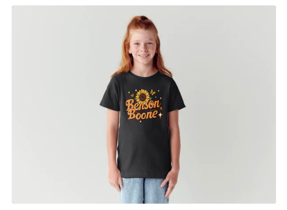 Benson Boone Tee – Sunflowers & Butterflies Edition 🌻🦋 – TK Print