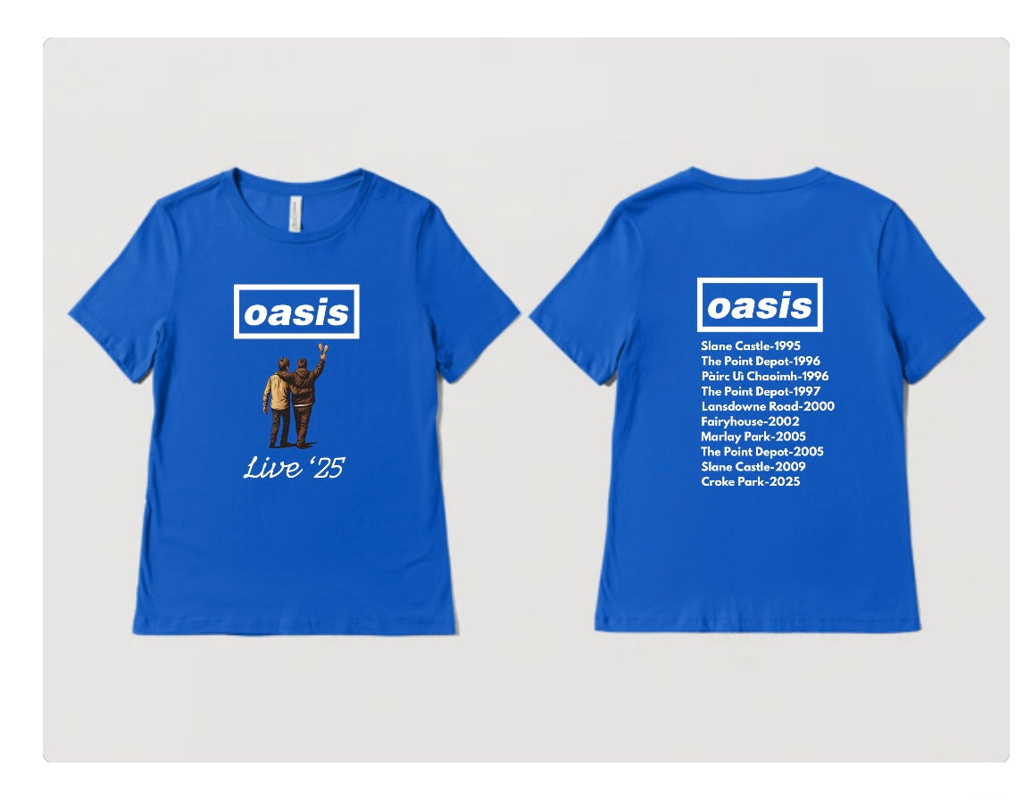 Oasis “Live '25” Tour Tee – Limited Edition – TK Print